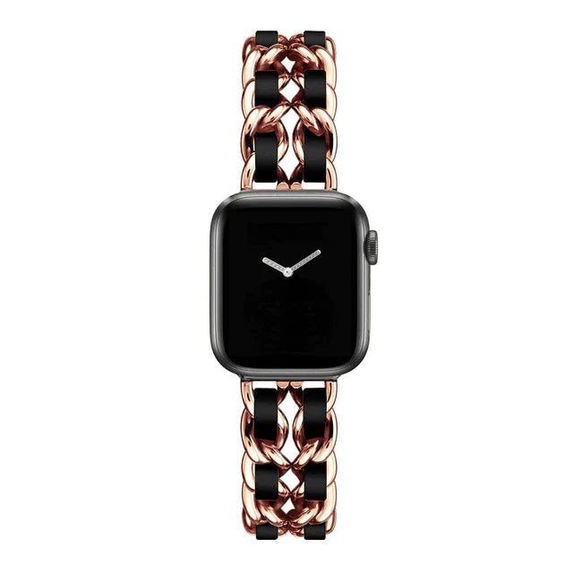 Gold & Silver Apple Watch Band.